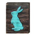 Designocracy Easter Bunny Art on Board Wall Decor 98134218